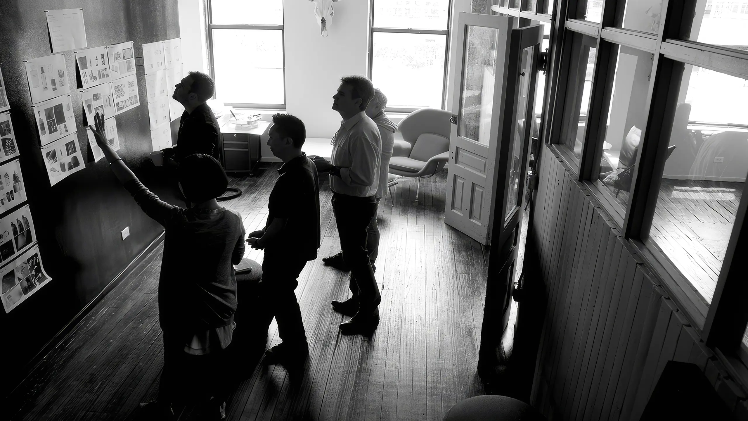 Multiple Inc. team during a brand strategy brainstorming session