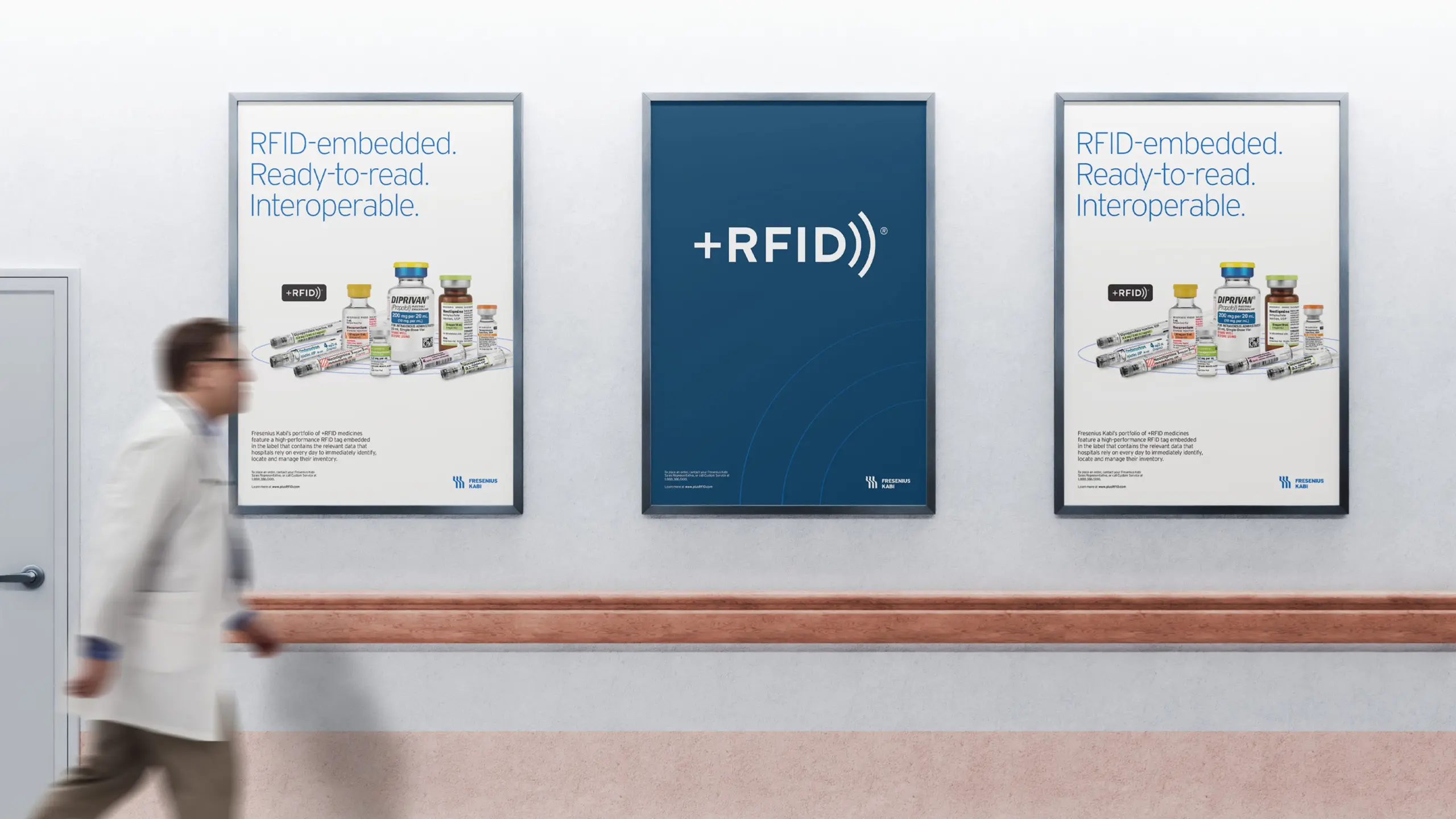 Fresenius RFID poster series